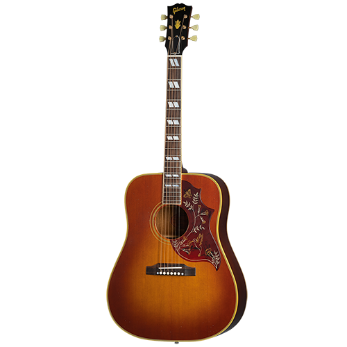 1960 Hummingbird Heritage Cherry Sunburst Light Aged, Heritage Cherry  Sunburst Light Aged | Gibson