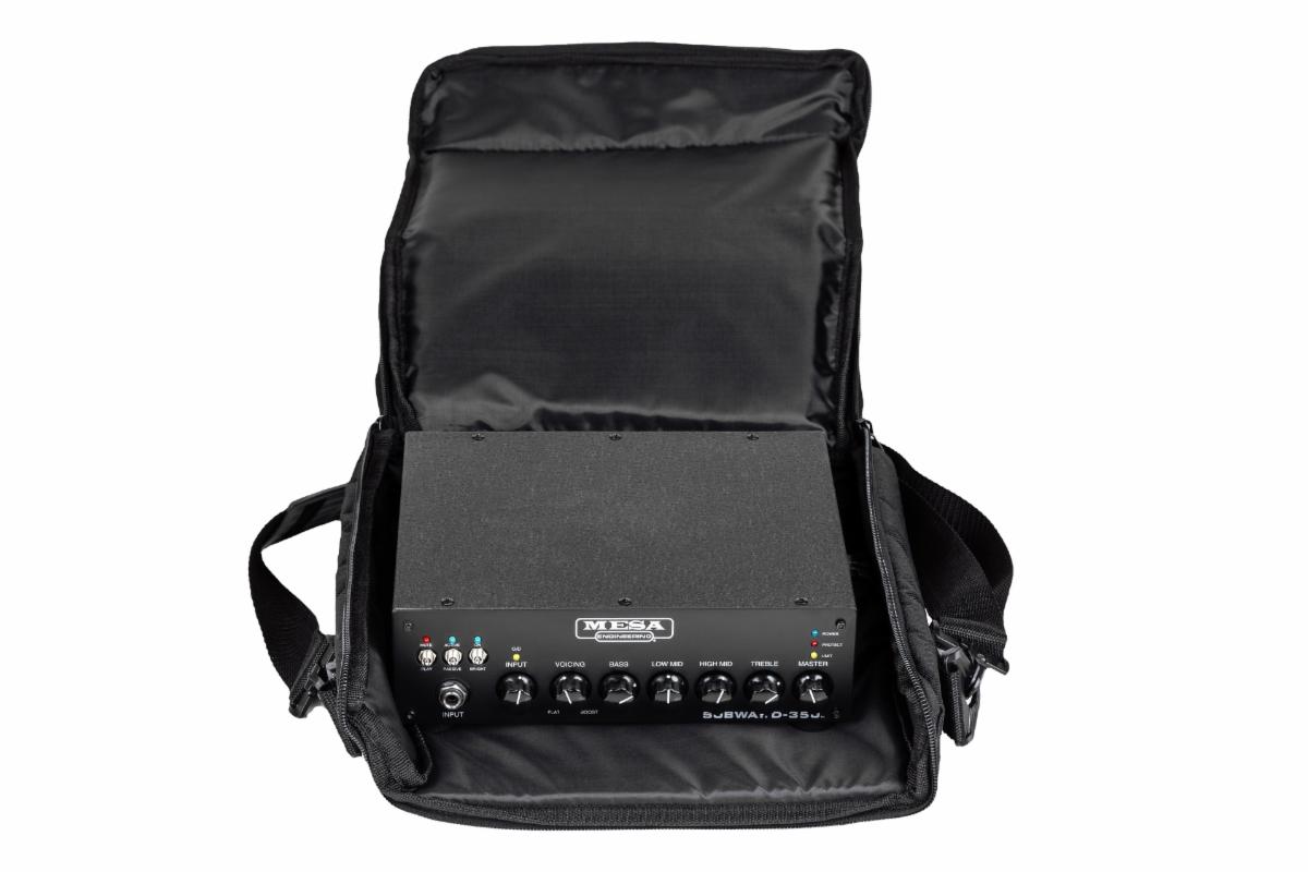 The MESA/Boogie Subway D-350 and gig bag.