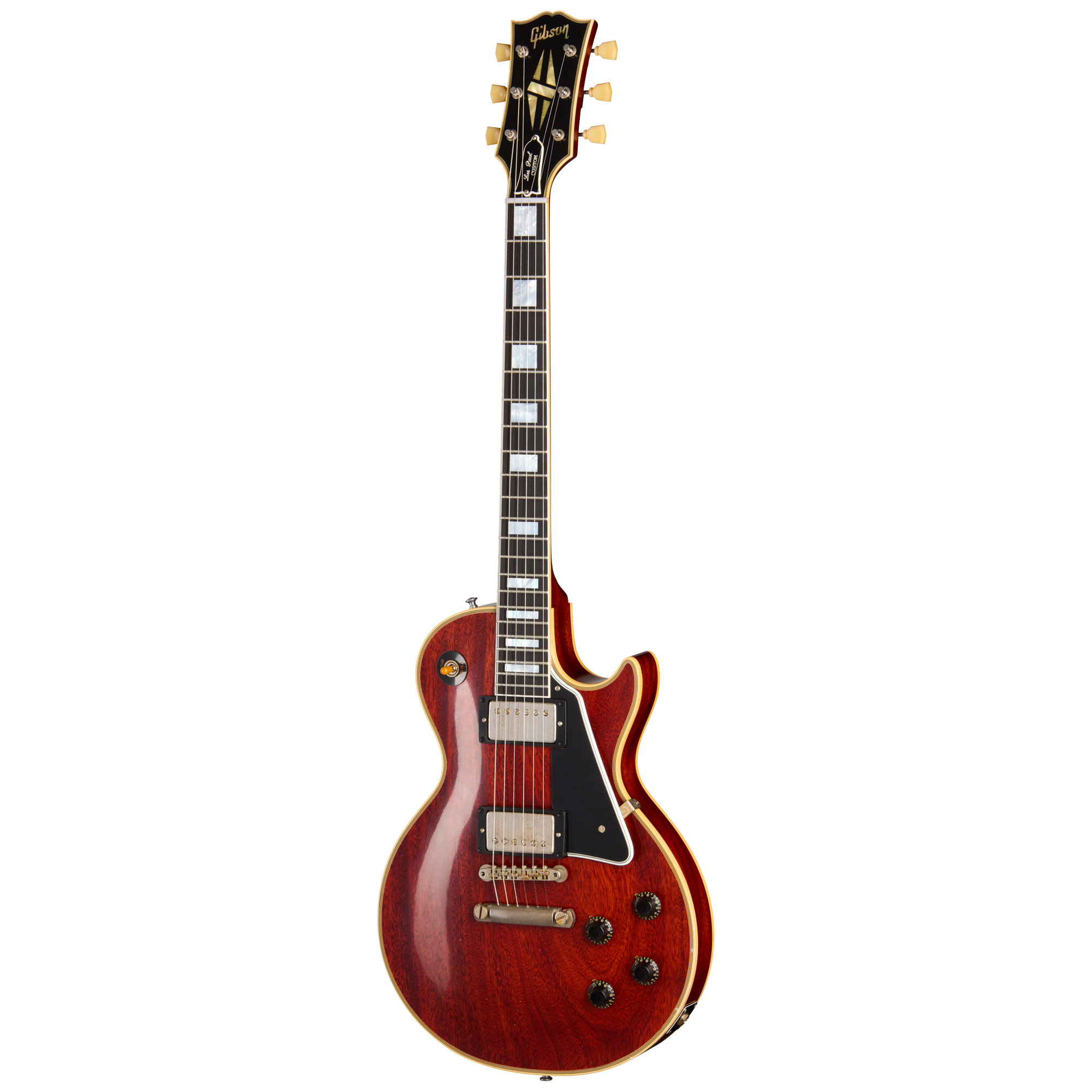 1957 Les Paul Custom 2-Pickup, Light Aged, Antique Cherry
