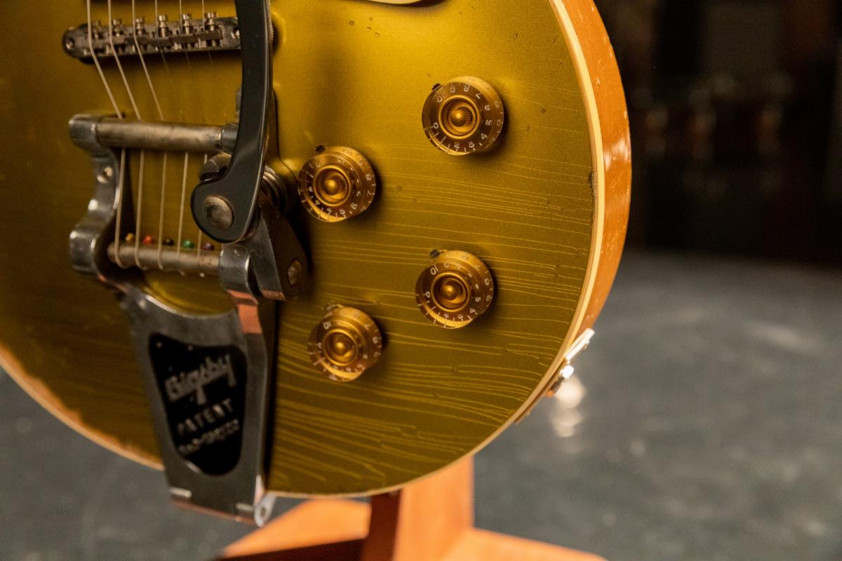 Sergio Vallín 1955 Les Paul Goldtop from Gibson Custom Shop