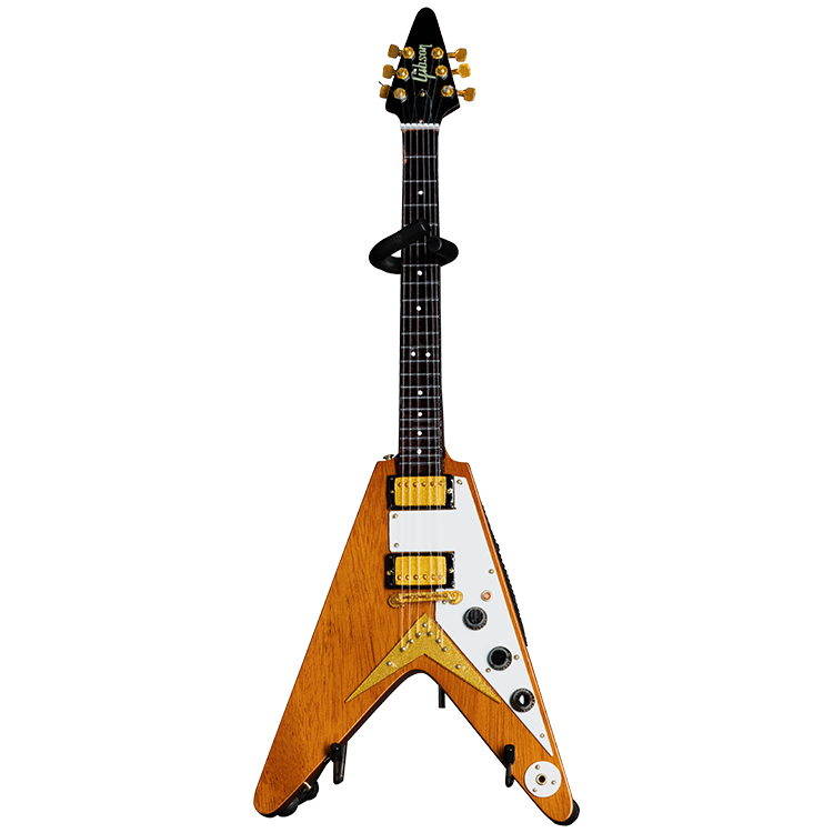 AXE HEAVEN® '58 Korina Flying V 1:4 Scale Mini Guitar Model | Gibson