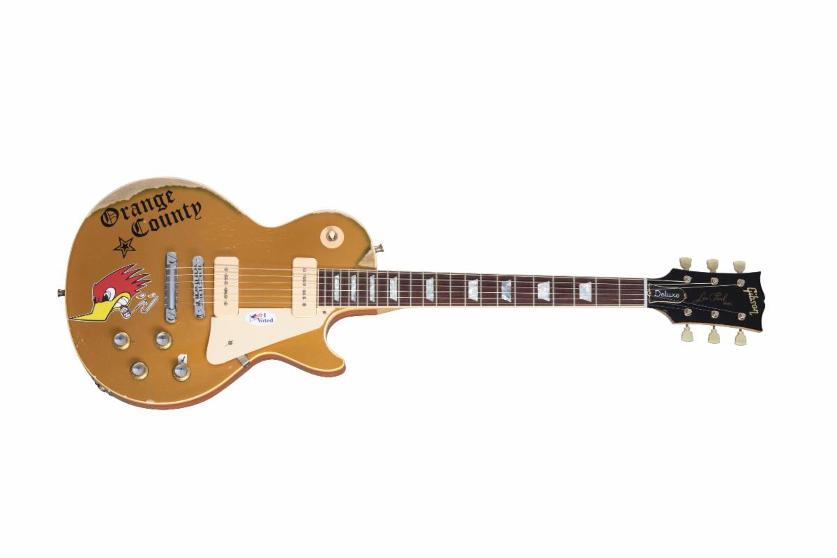 Mike Ness 1976 Les Paul Deluxe (Aged) - Gold