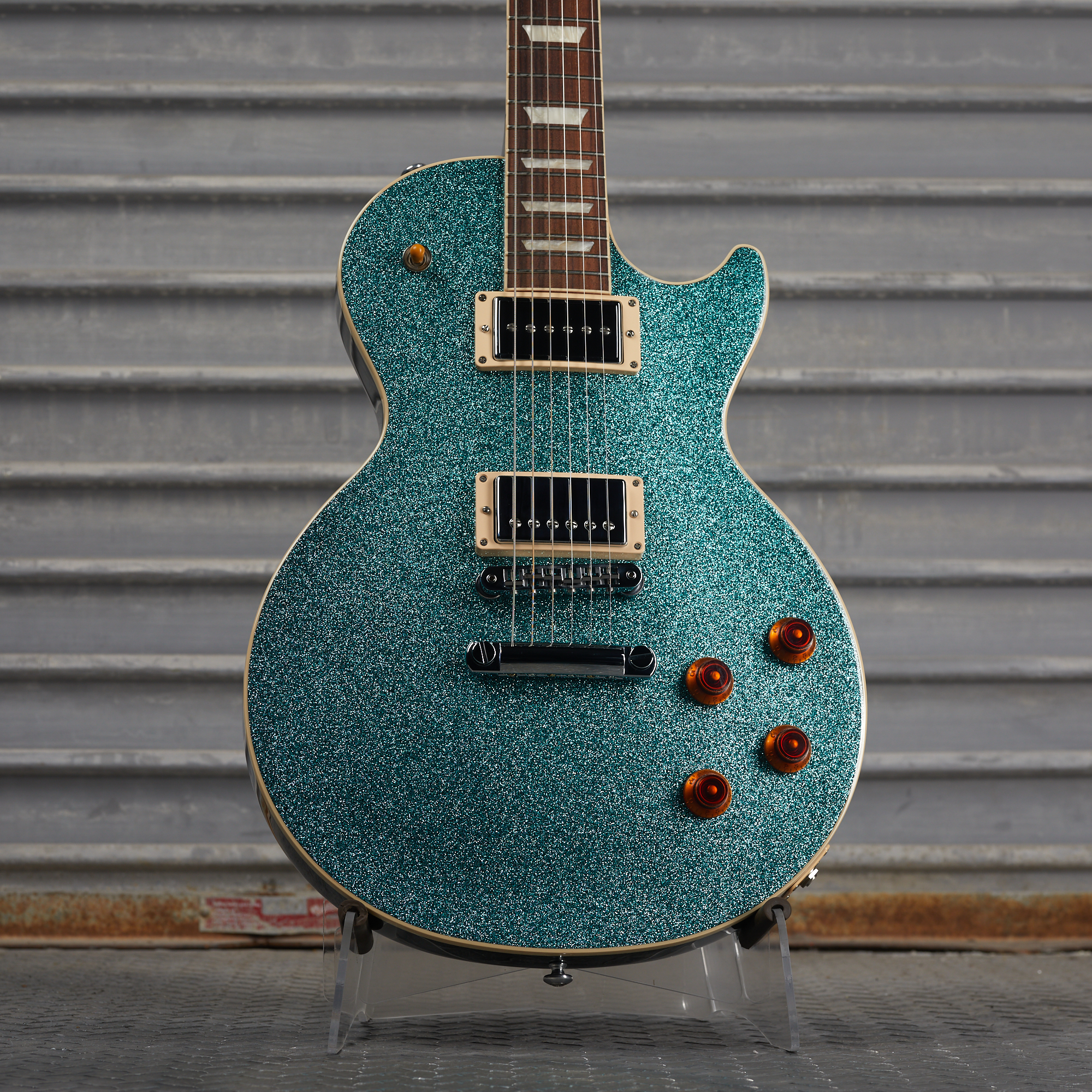 ☆美品☆Les Paul Traditional Pro Aqua Blue Open Box Epiphone Les Paul Traditional PRO-III Plus Limited