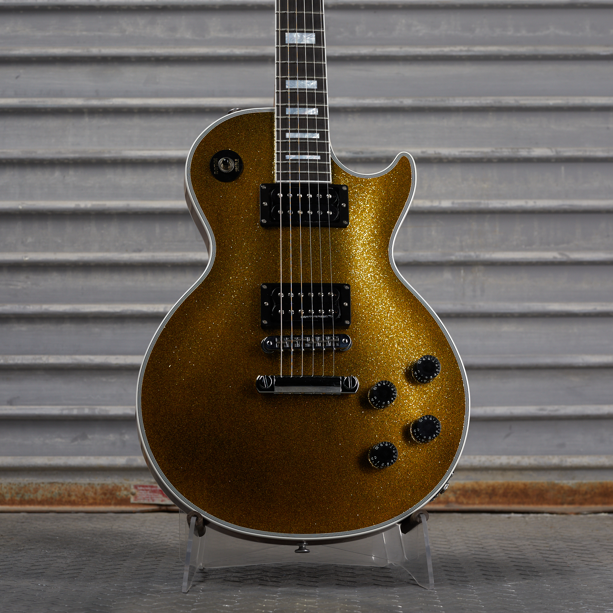 Les Paul Custom, Wide Gold Flake Top | Gibson