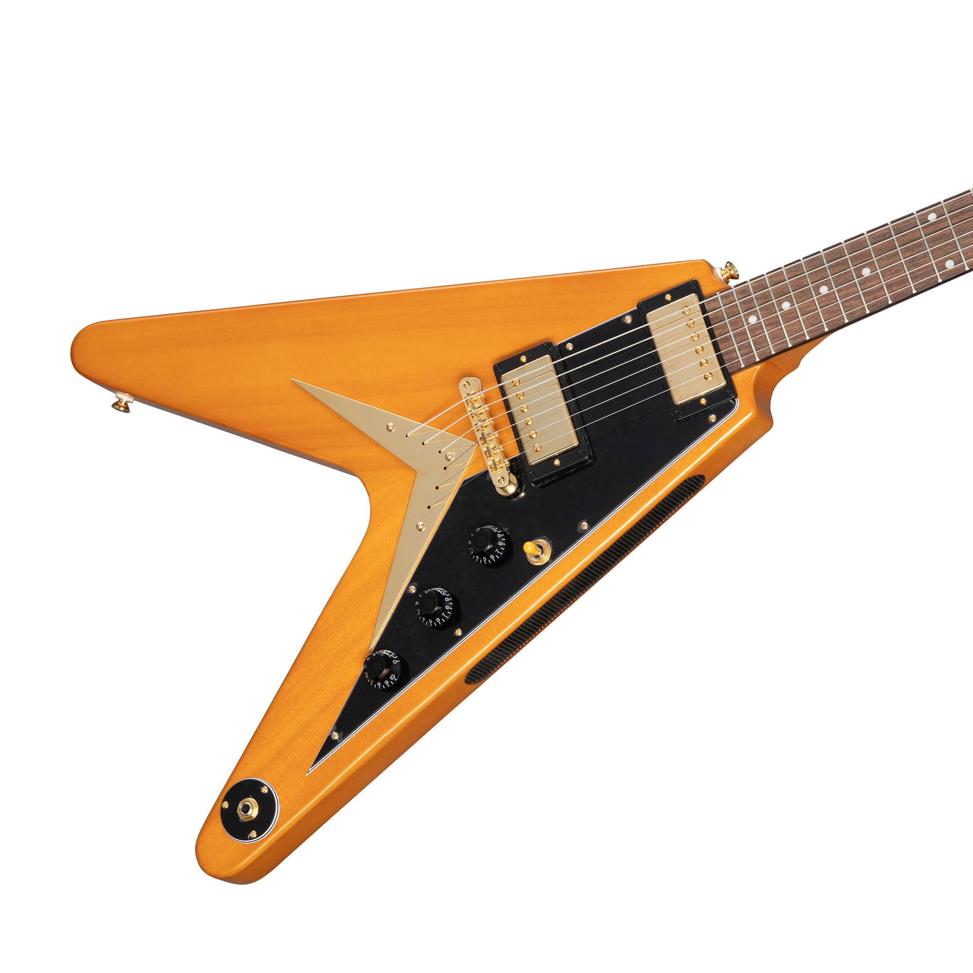 Epiphone | 1958 Korina Flying V (Black Pickguard) Aged Natural