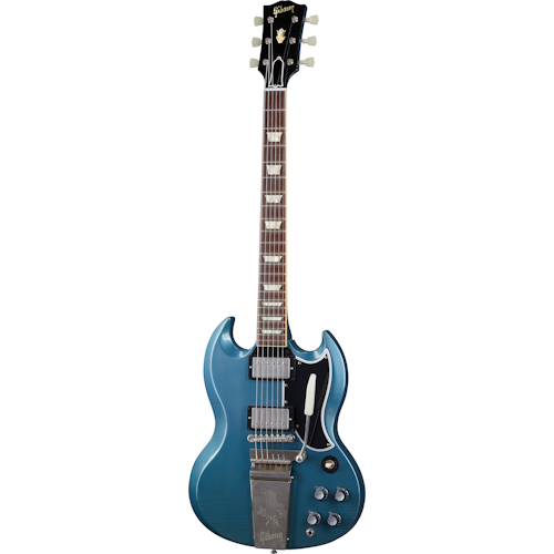 Gibson | 1964 SG Standard With Maestro Vibrola Pelham Blue Ultra Light Aged