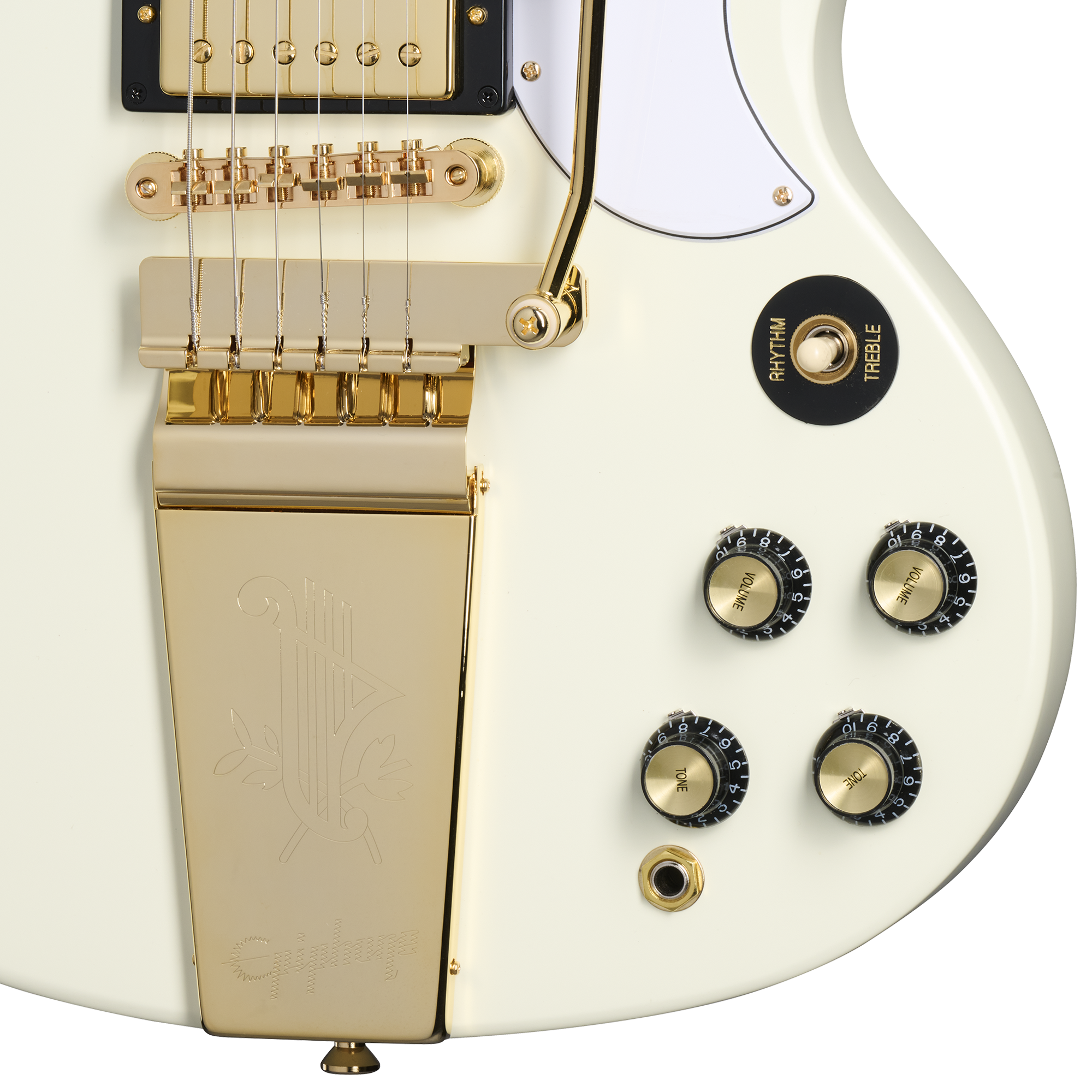 1963 Les Paul SG Custom with Maestro Vibrola, Classic White | Epiphone