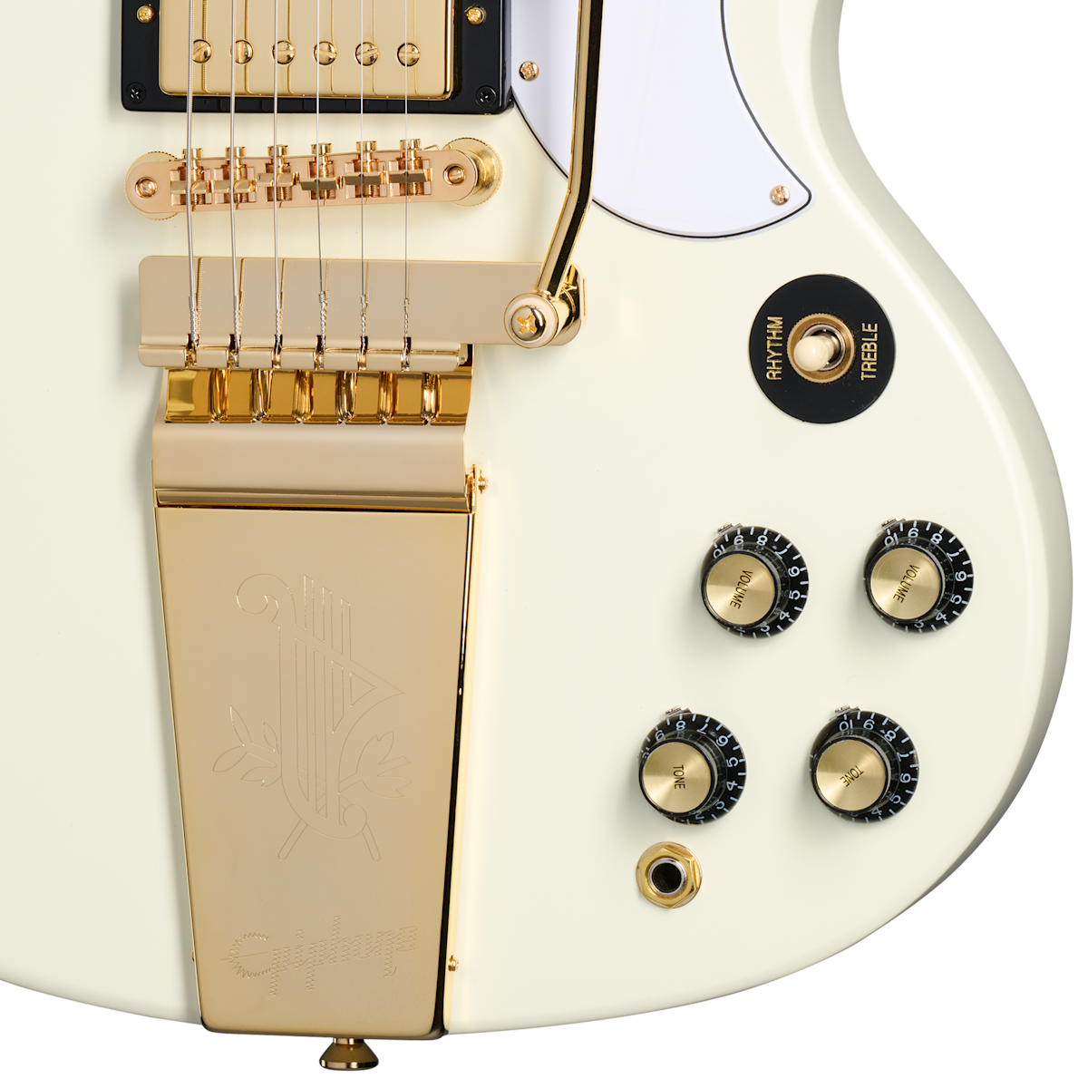 1963 Les Paul SG Custom with Maestro Vibrola, Classic White | Epiphone