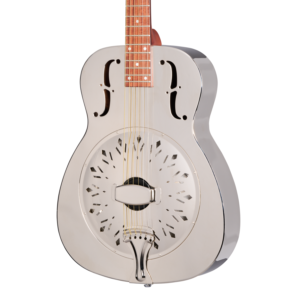 Dobro Hound Dog M-14 Metalbody (Round Neck), Nickel | Epiphone