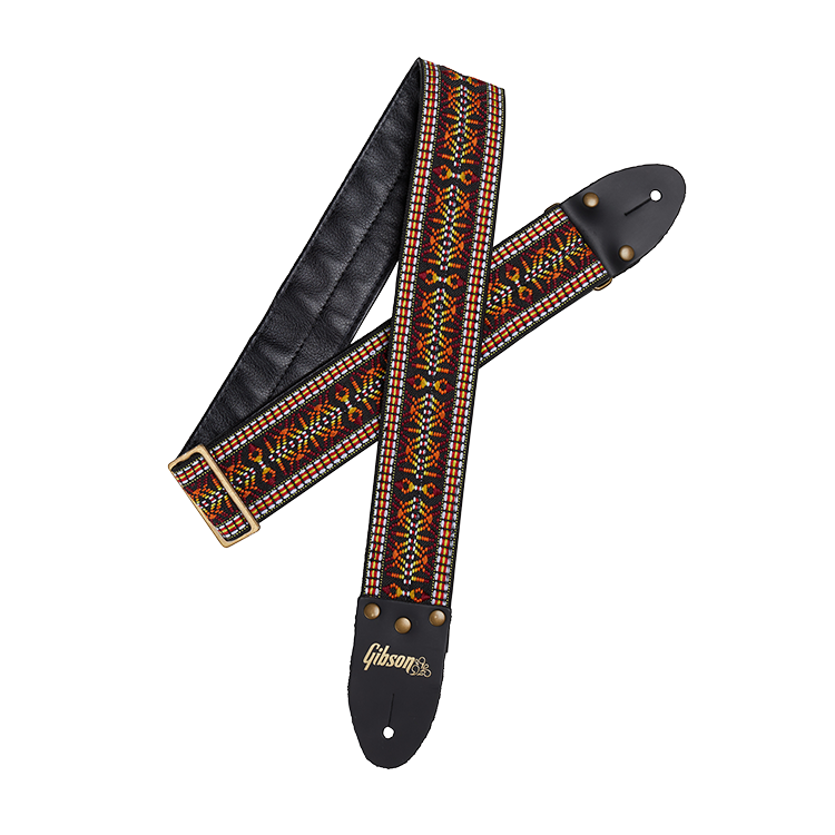 gibson guitar strap leather