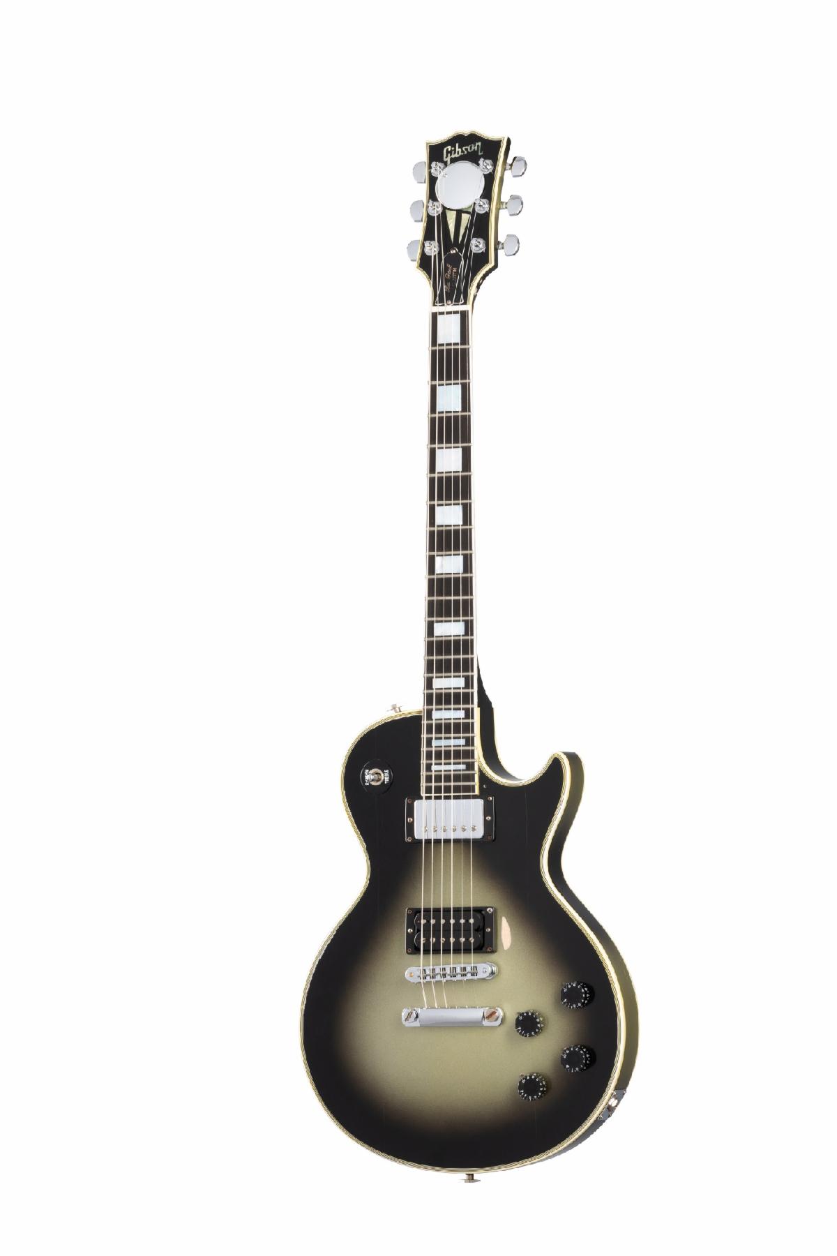 Adam Jones 1979 Les Paul Custom (Aged & Signed) Silverburst (Front)