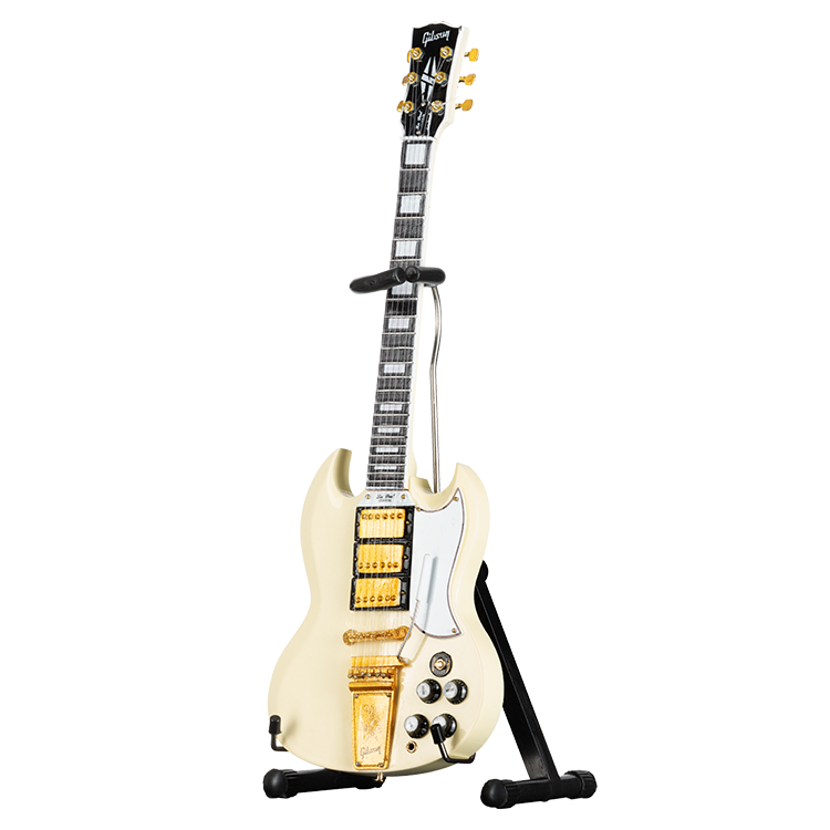 AXE HEAVEN® '64 SG Custom White 1:4 Scale Mini Guitar Model | Gibson