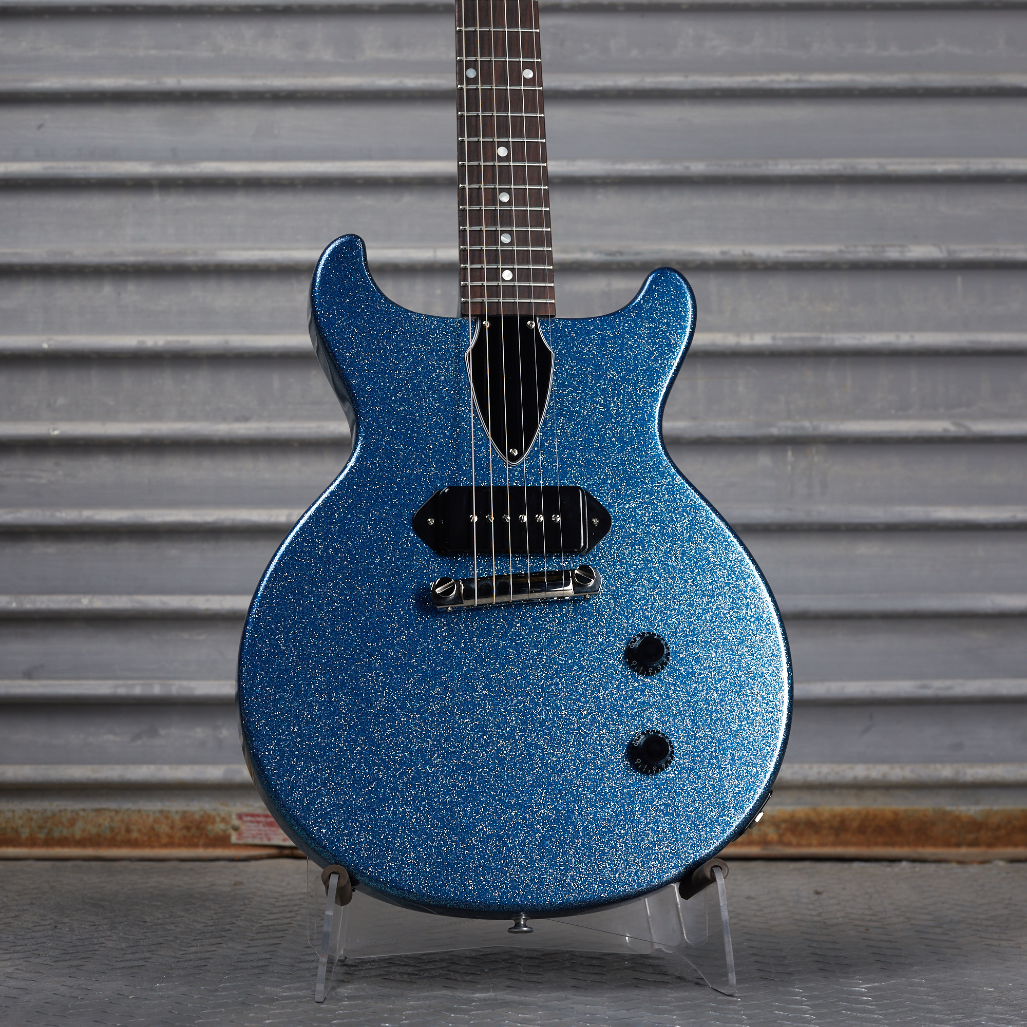 1958 Les Paul Junior Double Cut Reissue, Morning Sky Sparkle