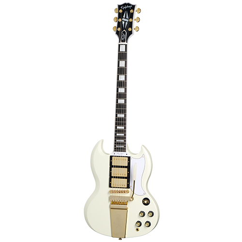 1963 Les Paul SG Custom with Maestro Vibrola, Classic White | Epiphone