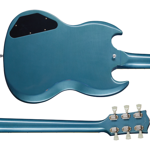 1964 SG Standard With Maestro Vibrola Pelham Blue Light Aged 