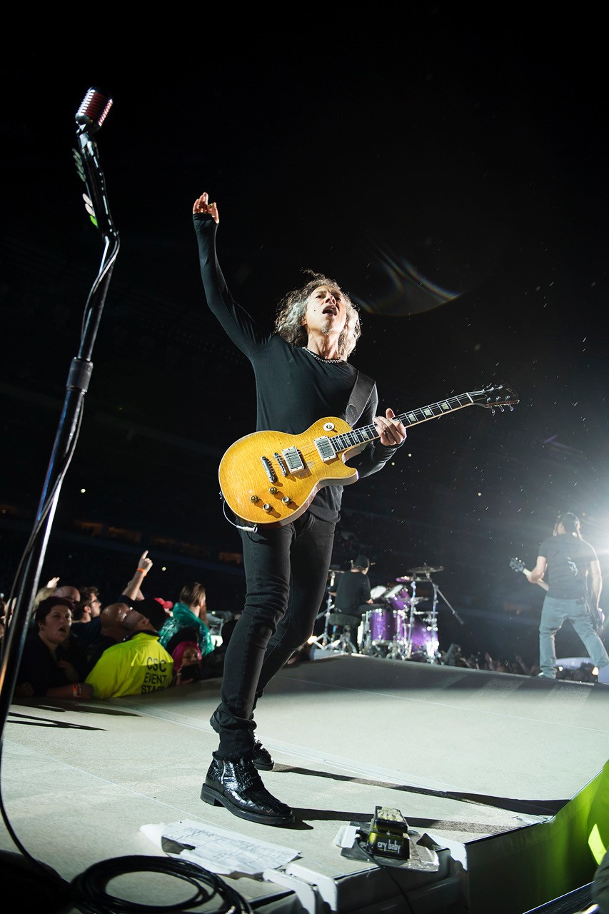 Kirk Hammett Performing.
Photo credit, all images: Ross Halfin.