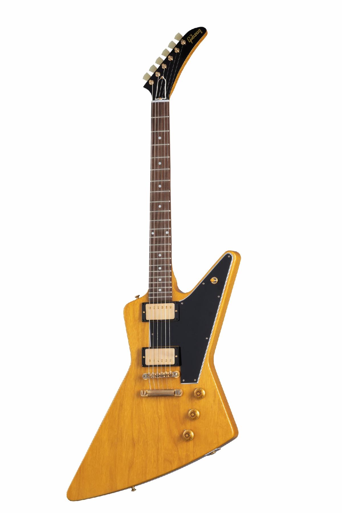  the Gibson 1958 Explorer with Black pickguard.