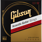 Coated 80/20 Bronze Acoustic Guitar Strings, Ultra-Light Gauge