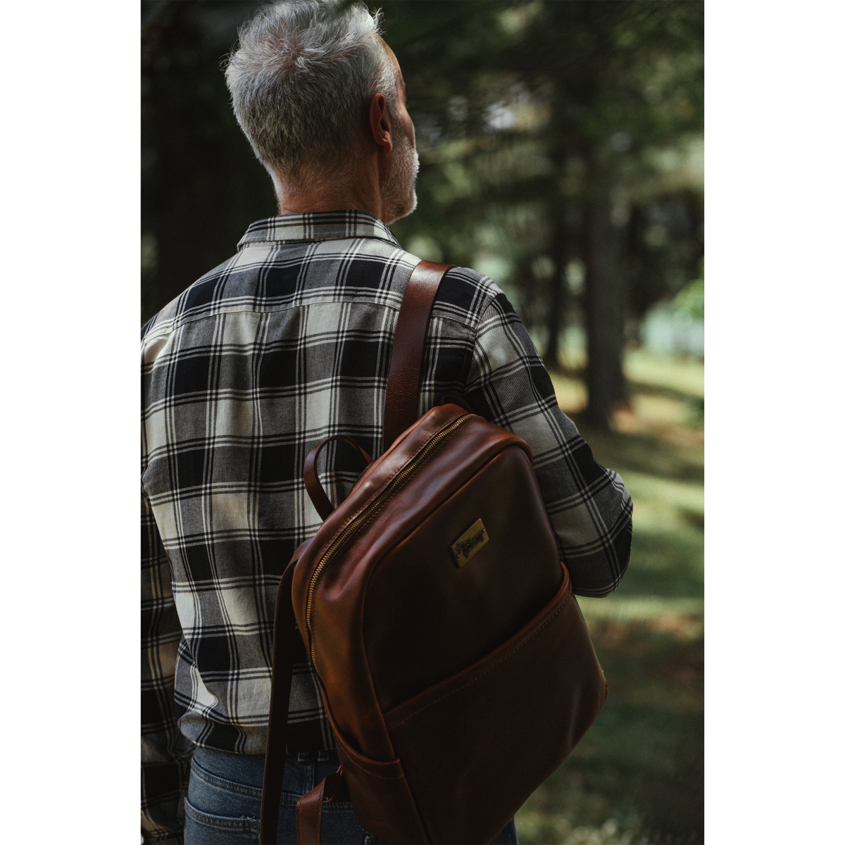 Gibson | Lifton Leather Backpack, Brown