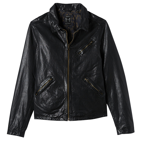 Billy Reid x Gibson Biker Jacket Black Gibson