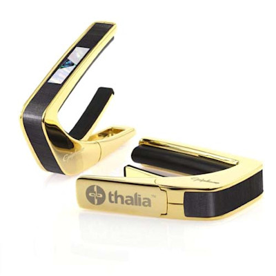 Epiphone V-Block Ebony Capo (24K Gold)