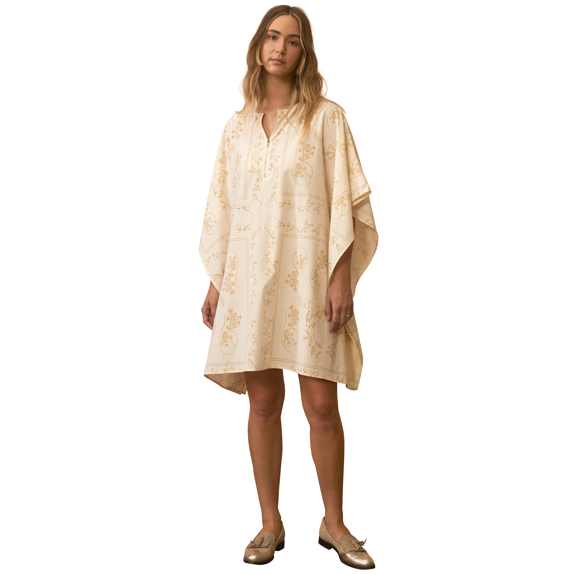 Billy Reid x Gibson Bandana Tunic Natural Billy Reid Tunic Gibson