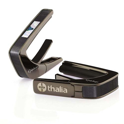 Epiphone V-Block Ebony Capo (Black Chrome)