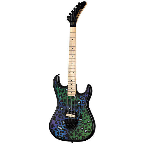 KRAMER KRAMER クレイマー Baretta Custom Graphics Feral Cat Rainbow Leopard エレキギター