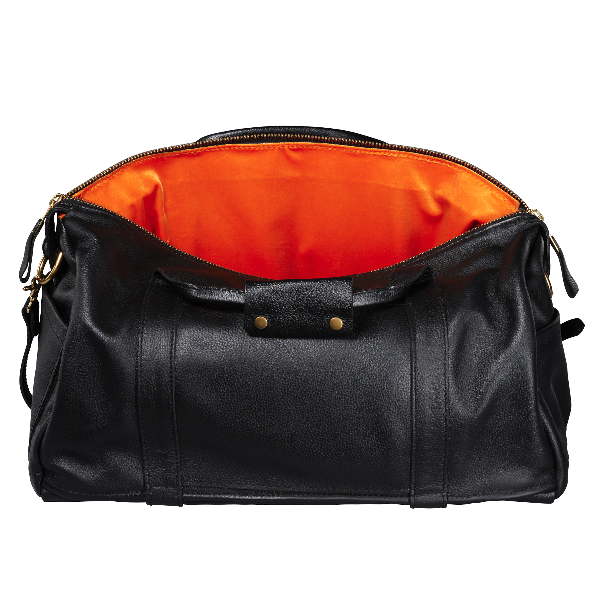 Lifton Leather Duffle Bag, Black, Exclusive - Gibson