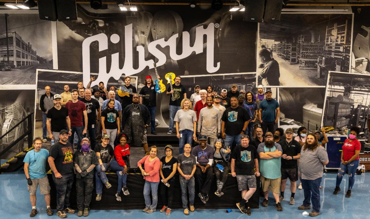 The Gibson USA craftory team in Nashville, TN.
