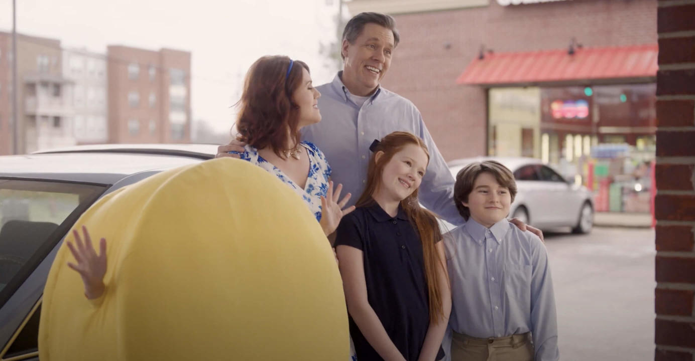 MoonPie 'Outta This World' campaign still, MoonPie outside of the home at night