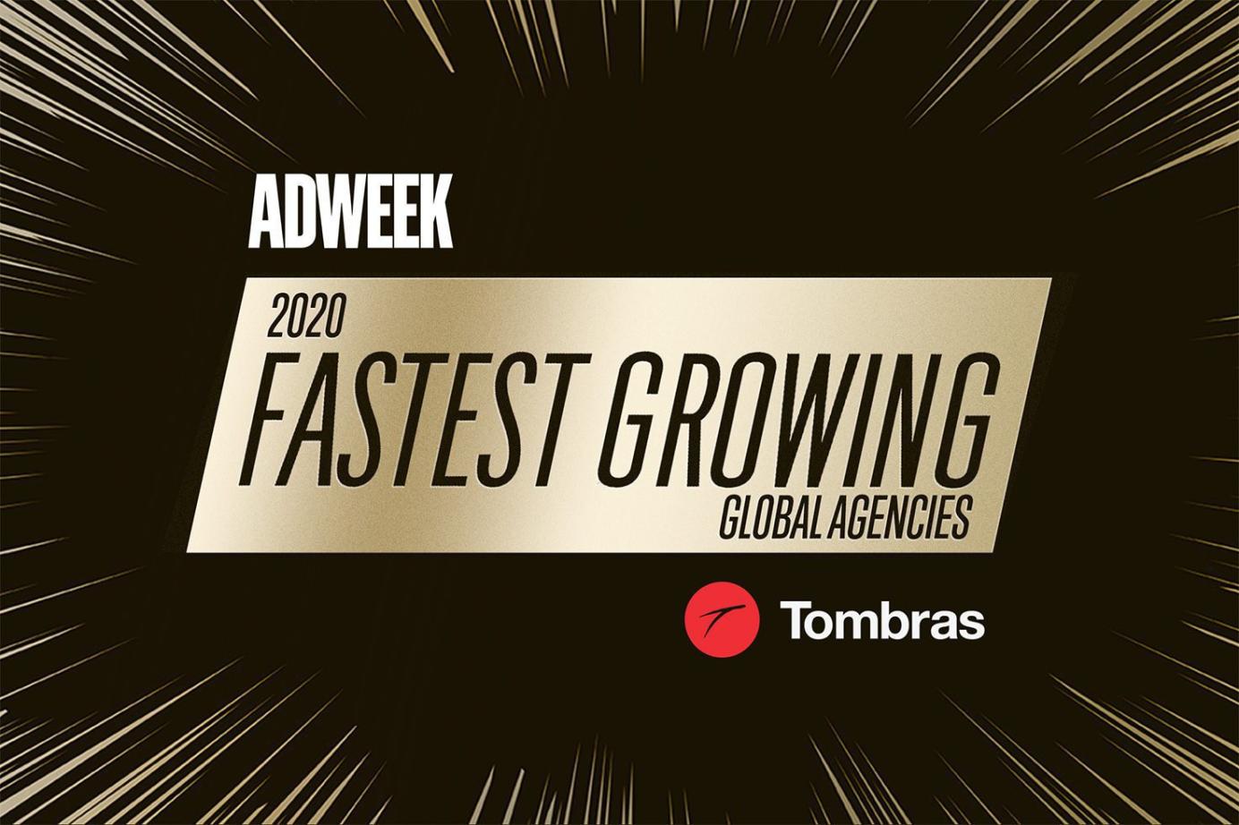Cover art for Tombras Named to Adweek’s Fastest Growing Global Agencies