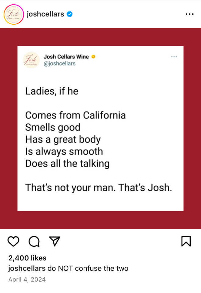 Ladies, it's not your man. That's Josh.