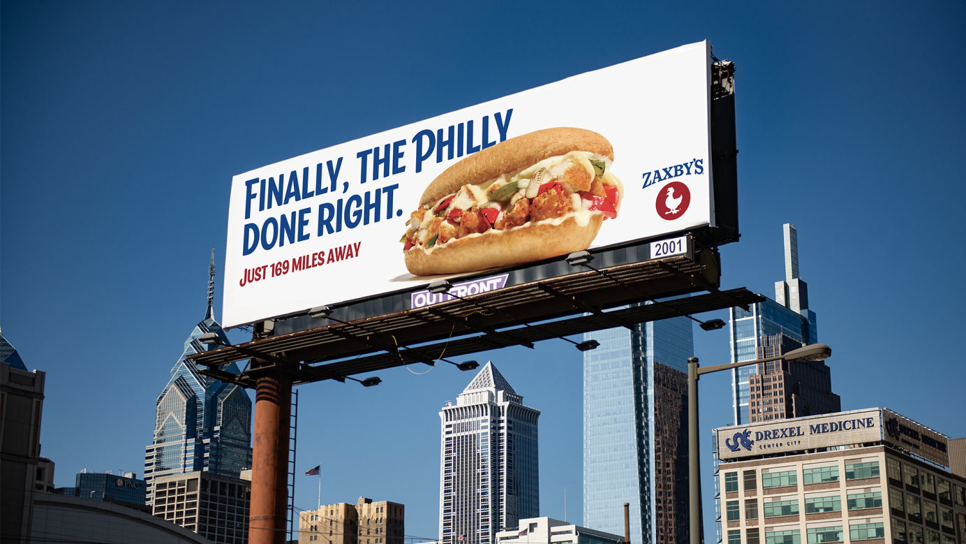 Cover art for Zaxby's Annoys Philadelphia On Purpose in New Fried Chicken Philly Campaign from Tombras