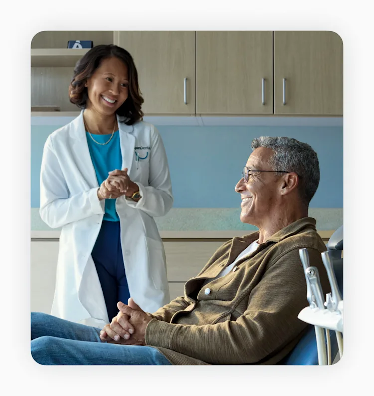 Aspen Dental doctor with a patient