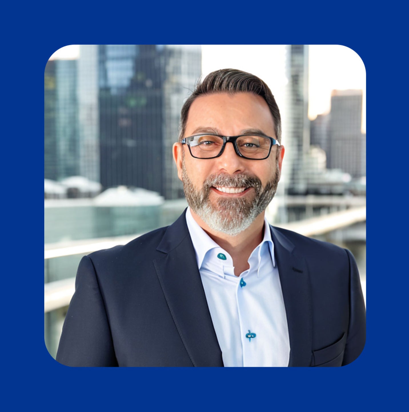 A portrait of Doctor Biernbaum, chief medical officer at WellNow.