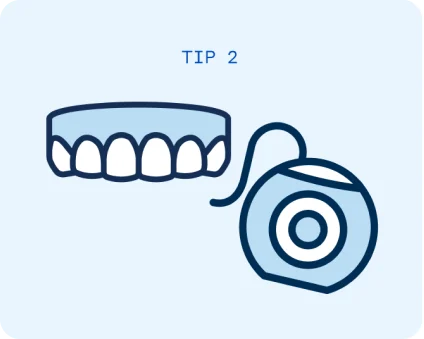 Flossing daily is a key part of having a healthy smile! Remove plaque and food particles between teeth and under the gum line to prevent cavities, decay and periodontal disease. Flossing is an important part of maintaining good oral health.