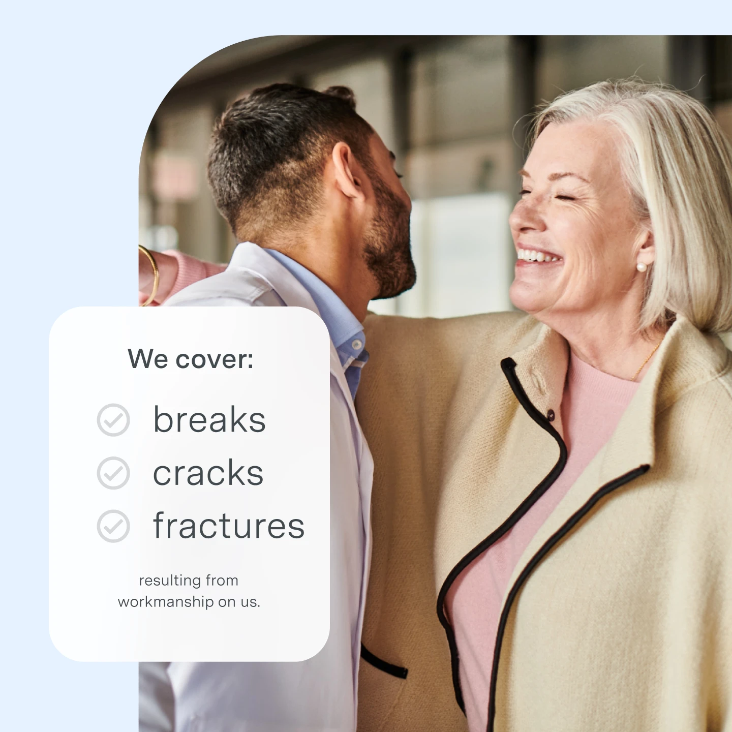 We cover: Breaks, cracks, and fractures. 