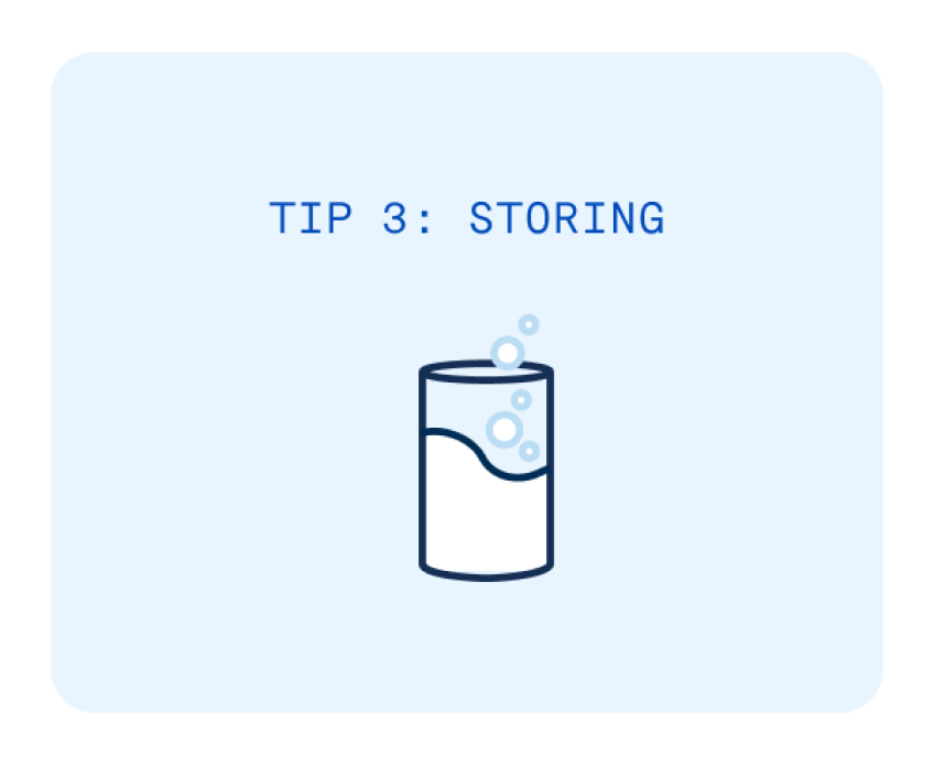 Tip 3: Storing dentures. 