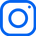 A blue Instagram logo 