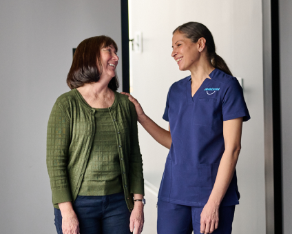 Aspen Dental patient and doctor