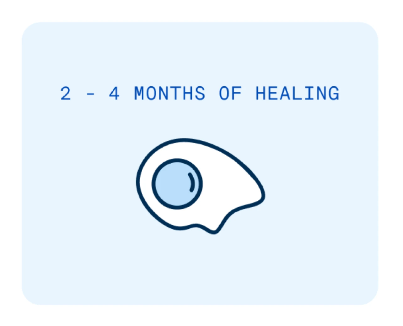 Expand your options: 2 to 4 months of healing.