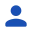 Icon of a person to indicate link to login to your account.