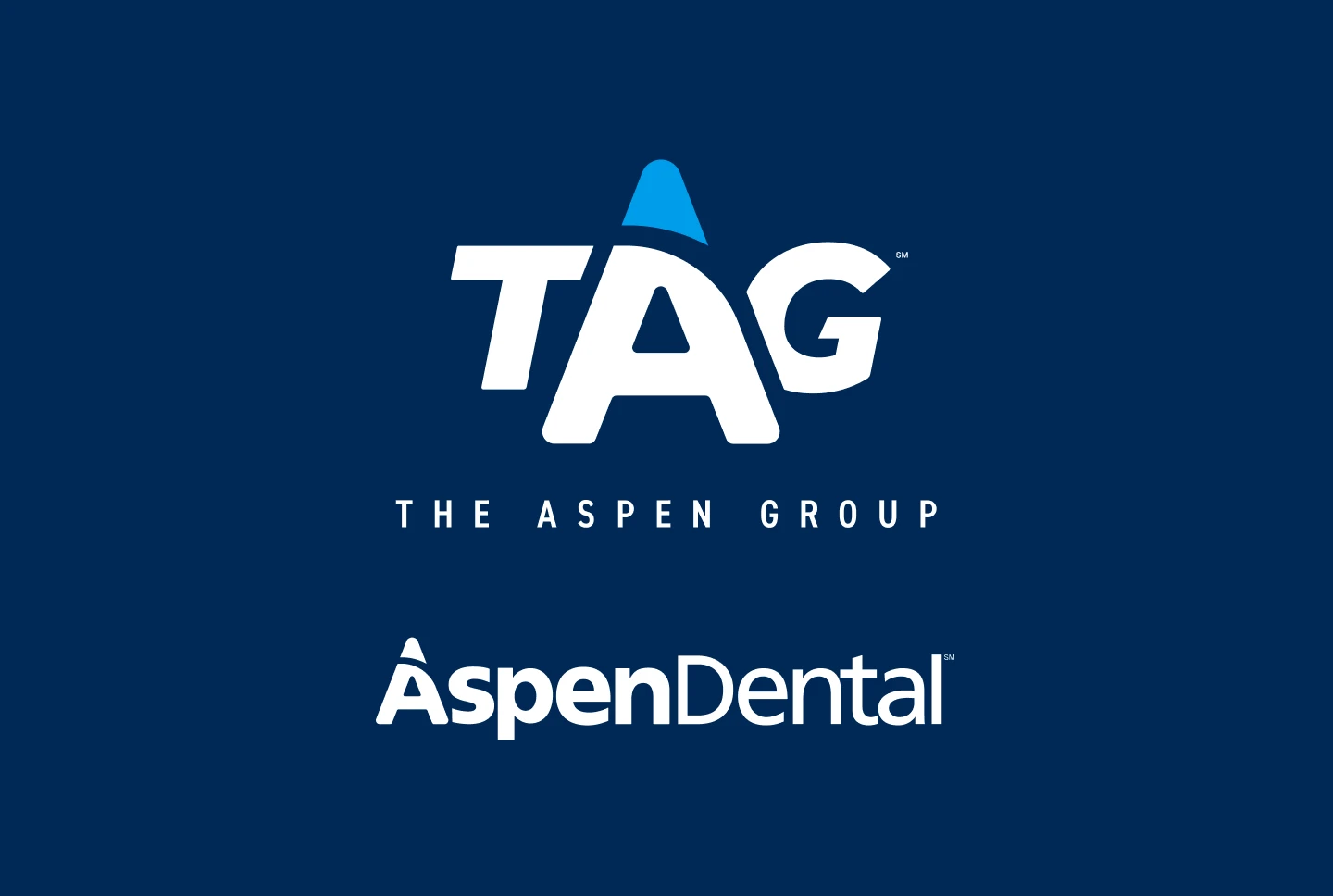 The Aspen Group and Aspen Dental logos. 