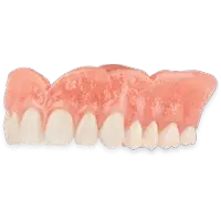 Comfilytes dentures on a white background. 