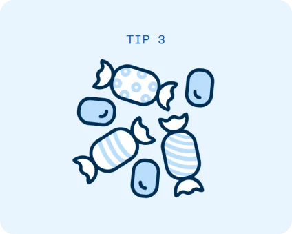 Having sugary foods can have a negative effect on your teeth. Eating sugar often can cause cavities and damage tooth enamel. Brush and floss regularly to prevent dental issues and keep your teeth healthy.