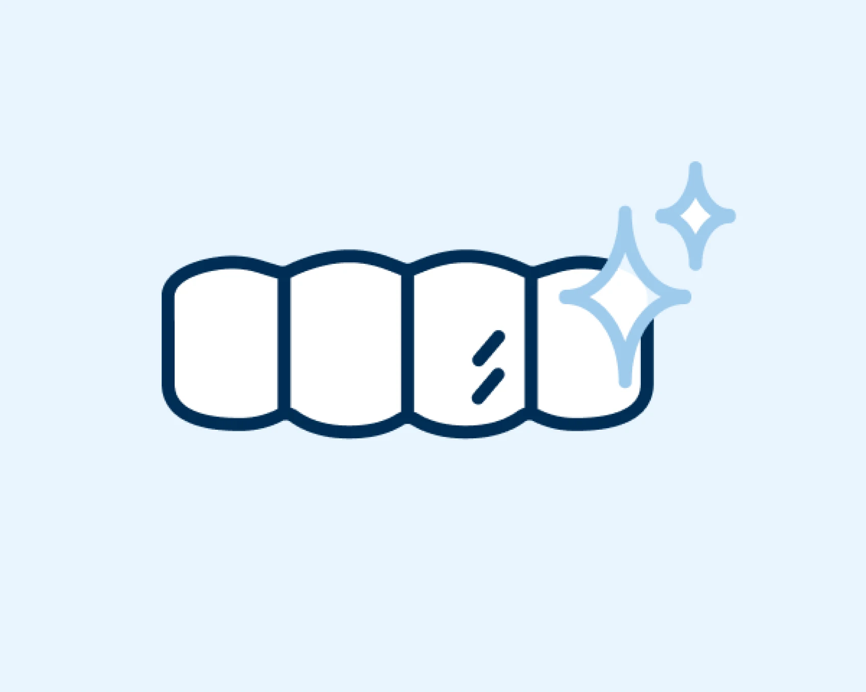 Aspen Dental mouth cleaning icon. 