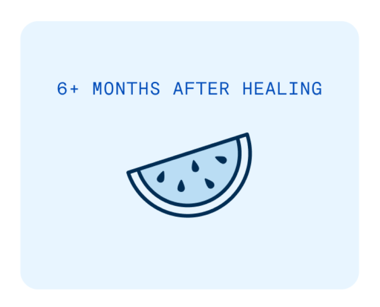 6+ months after healing. Enjoy what you want. 