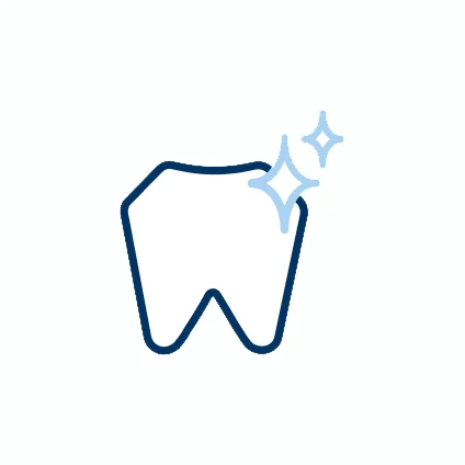 Aspen Dental sparkly tooth icon. 