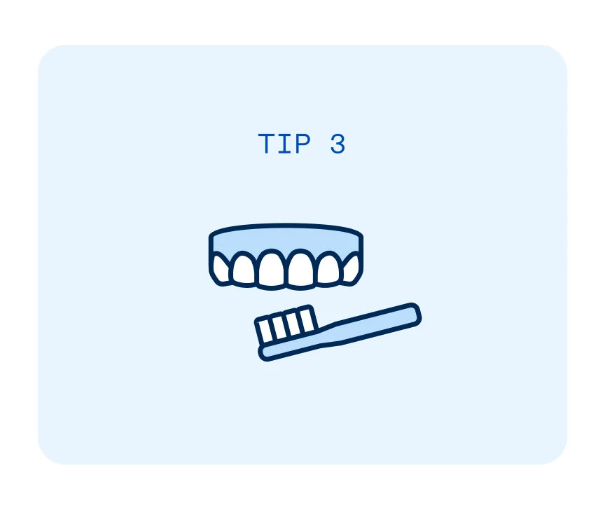Aspen Dental dentists recommend brushing your teeth twice a day.